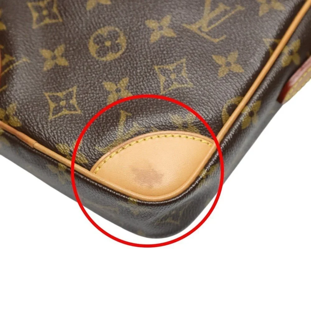 LOUIS VUITTON Brown Monogram Canvas Shoulder Bag